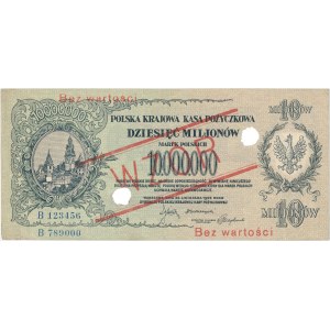 WZÓR 10 mln mkp 1923 - B