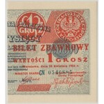 1 grosz 1924 - CN - prawa połowa - PMG 66 EPQ