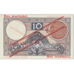 WZÓR 10 złotych 1924 - III EM. A - PMG 67 EPQ