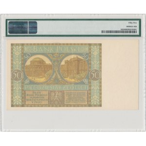 50 złotych 1925 - Ser.AW - PMG 55