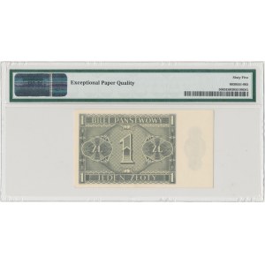 1 złoty 1938 Chrobry - J - PMG 65 EPQ