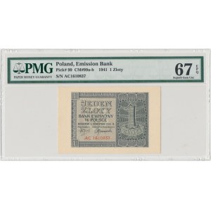 1 złoty 1941 - AC - PMG 67 EPQ