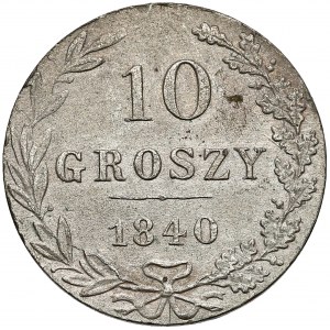 10 groats 1840 MW, Warsaw