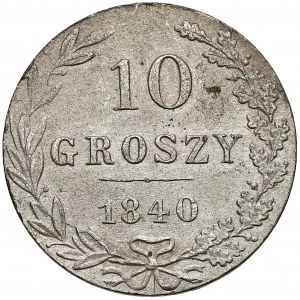 10 groszy 1840 MW, Warszawa