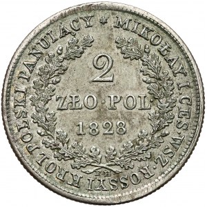2 polish zloty 1828 F.H.