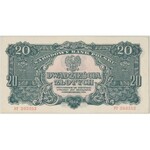 20 złotych 1944 ...owe - YY - PMG 63