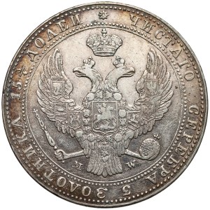 3/4 Ruble = 5 zloty 1837 MW, Warsaw
