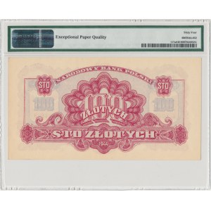 100 złotych 1944 ...owe - Au - PMG 64 EPQ