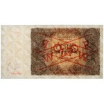 WZÓR 1.000 złotych 1945 - Ser.A 0000000 - z nadrukiem - PMG 63