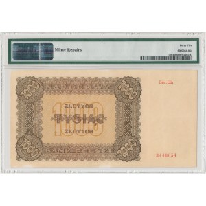 1.000 złotych 1945 - Ser.Dh - seria zastępcza - PMG 45