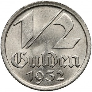 Gdańsk, 1/2 guldena 1932