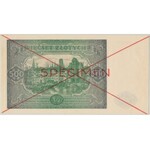 SPECIMEN 500 złotych 1946 - Dz - seria zastępcza - PMG 66 EPQ
