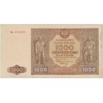 1.000 złotych 1946 - Wb. - seria zastępcza - PMG 62