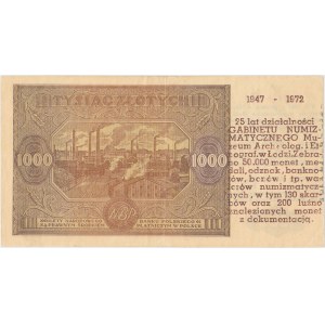 1.000 złotych 1946 - nadruk okolicznościowy