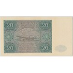 20 złotych 1946 - E - duża litera - PMG 67 EPQ