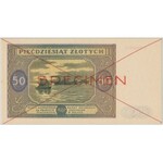 SPECIMEN 50 złotych 1946 - A - PMG 65 EPQ