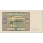50 złotych 1946 - B - mała litera - PMG 65 EPQ
