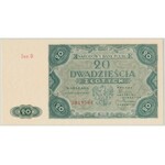 20 złotych 1947 - Ser.D - PMG 66 EPQ