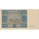 NIEOBIEGOWE 100 złotych 1948 według wzoru 100 złotych 1947 - PMG 63
