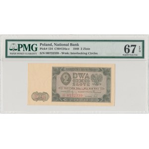 2 złote 1948 - H - PMG 67 EPQ