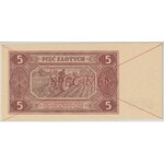 SPECIMEN 5 złotych 1948 - AL - PMG 66 EPQ