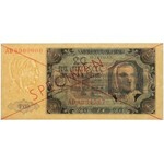 SPECIMEN 20 złotych 1948 - AD - PMG 65 EPQ