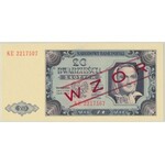 WZÓR kolekcjonerski 20 złotych 1948 - KE - PMG 64
