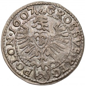 Zygmunt III Waza, Grosz Kraków 1607 - POL