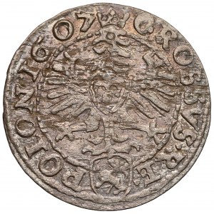 Zygmunt III Waza, Grosz Kraków 1607 - POLO