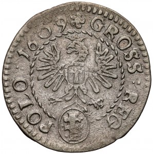 Zygmunt III Waza, Grosz Kraków 1609 - Pilawa w owalnej - rzadki