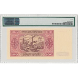 100 złotych 1948 - R - PMG 40