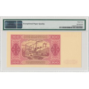100 złotych 1948 - GS - bez ramki - PMG 64 EPQ
