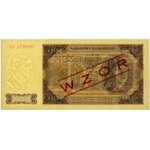 WZÓR kolekcjonerski 500 złotych 1948 - CC - PMG 68 EPQ