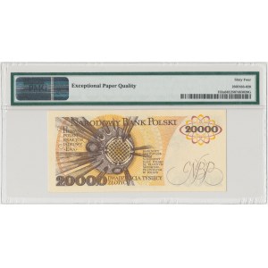 20.000 złotych 1989 - AA - PMG 64 EPQ