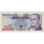 100.000 złotych 1993 - AA - PMG 67 EPQ