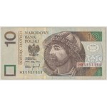 10 złotych 1994 - HX 1111111 - PMG 30