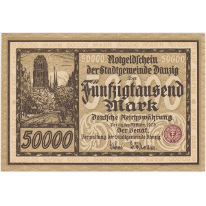 Gdańsk 50.000 marek 1923