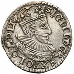 Zygmunt III Waza, Trojak Olkusz 1593 - w szacie - ciekawy