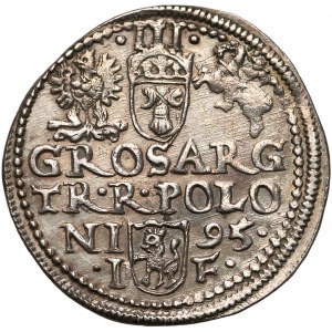 Zygmunt III Waza, Trojak Olkusz 1595 - wężyk