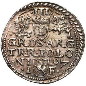 Zygmunt III Waza, Trojak Olkusz 1597 - POLON