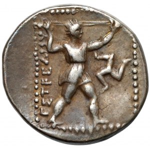 Pamphylia, Aspendos, AR Stater (370-333 BC) two wrestlers grappling / slinger with triskeles in field