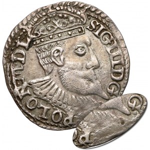 Zygmunt III Waza, Trojak Olkusz 1598 - błąd G-POLON (brak R)