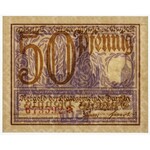 Gdańsk 50 fenigów 1919 - fioletowy - PMG 63