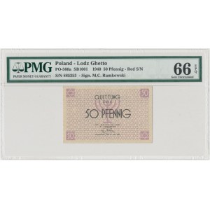 Getto 50 fenigów 1940 - PMG 66 EPQ