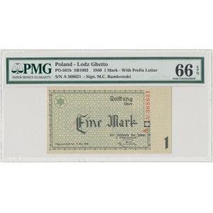 Getto 1 marka 1940 - A - PMG 66 EPQ