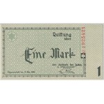 Getto 1 marka 1940 - bez serii, numeracja 7-cyfrowa - PMG 45