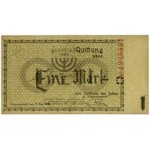 Getto 1 marka 1940 - bez serii, numeracja 7-cyfrowa - PMG 45