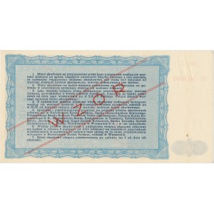 WZÓR Bilet Skarbowy Emisja III - 10.000 złotych 1947
