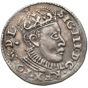 Zygmunt III Waza, Trojak Poznań 1588 ID - małe popiersie