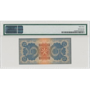 Czechoslovakia, 5 Korun 1921 - PMG 64